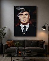 The Gentleman – Vintage Gangster Portrait Wall Poster Canvas