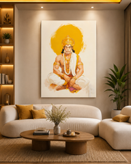 Divine Serenity – Meditating Lord Hanuman Wall Poster Canvas (Copy)